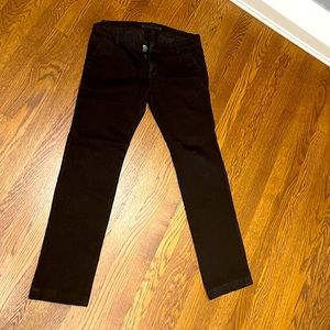 J Brand black straight leg jeans